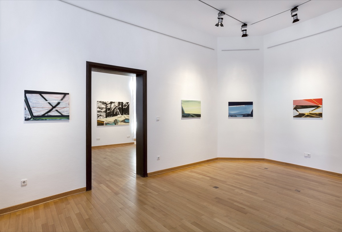 Citymap, 100 cm x 150 cm, Acryl, Papier auf Leinwand, 2015