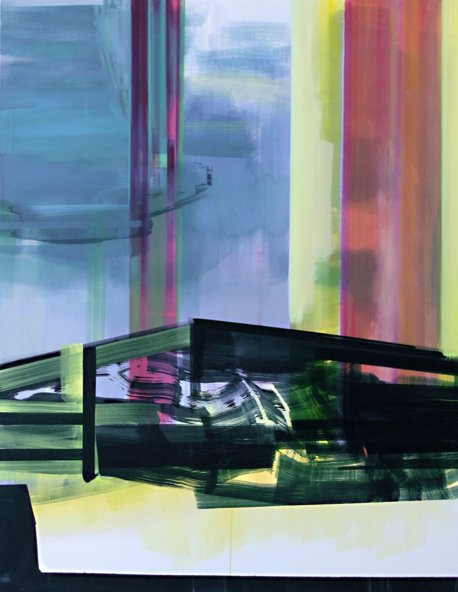 Haus, 185 cm x 140 cm, Acryl, Öl auf Leinwand, 2008